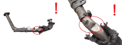 Egr Pipe 161855 96481236 2.2 HDI Citroen C5 Peugeot