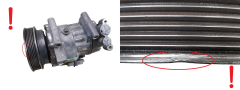 Air Con Compressor 8200365787--A SD6V12 1452 Sanden Renault Nissan 1000