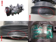 Air Con Compressor 8200315744 SD6V12 1416K Sanden Renault 67