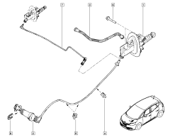 Clutch Master Cylinder Original Megane Scenic IV Espace V Talisman 1.6 dCi 306109469R