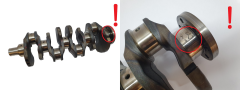 Crankshaft 8200314793 2.2 dci G9T710 Master 2 -03 Espace 3