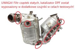 Catalytic Converter DPF 8201727028 208A06131R 2.0dCi Renault