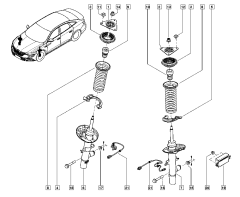 Shock Absorber New Original Oryginał Renault Talisman 543022967R