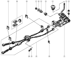 Gear Selector Cable Original Renault Safrane 7701466936