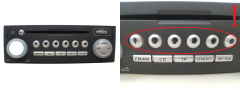 Radio CD Player Mitsubishi Colt MR587702HA DY-2E56GY-TH 1218
