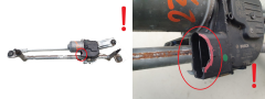 Wiper Linkage Front Volkswagen Golf 5H1955023A 3397022313