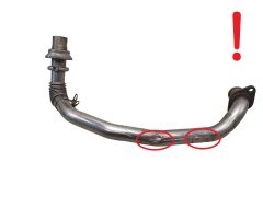 Egr Pipe 161836 9652264880 2.0 HDI Citroen C5 Peugeot 407