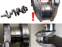 Crankshaft 2859 122011649R 1.5 Blue dCi CDi Dacia Renault Mercedes 1280