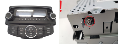 Radio CD Player Opel Corsa E 557799431 39012676 DWGM1004