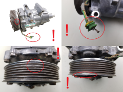 Air Con Compressor 9651911180 Sanden SD6C12 1350F Citroen Peugeot