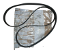 Alternator Belt Original Citroen Peugeot 206 C3 6PK1705 5750VQ