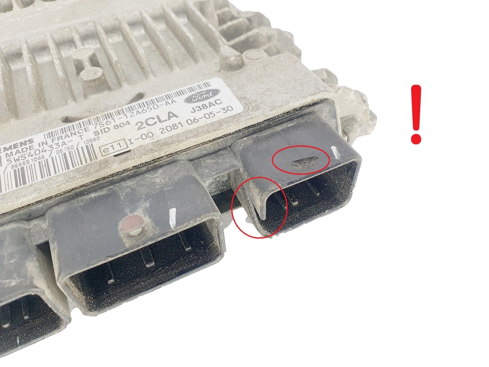 Control Unit 7S61-12A650-AA 5WS40433A-T SID 804 Ford Siemens 47104 main product photo