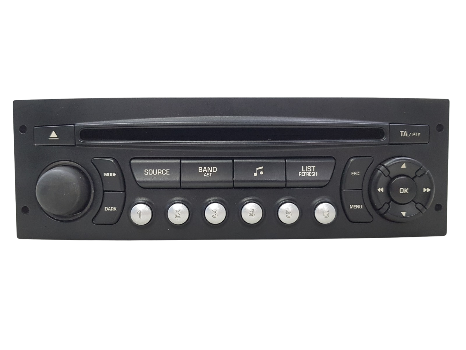 Radio CD Player Peugeot 207 96613826XT PSARCD411-51 Siemens 1083 main product photo