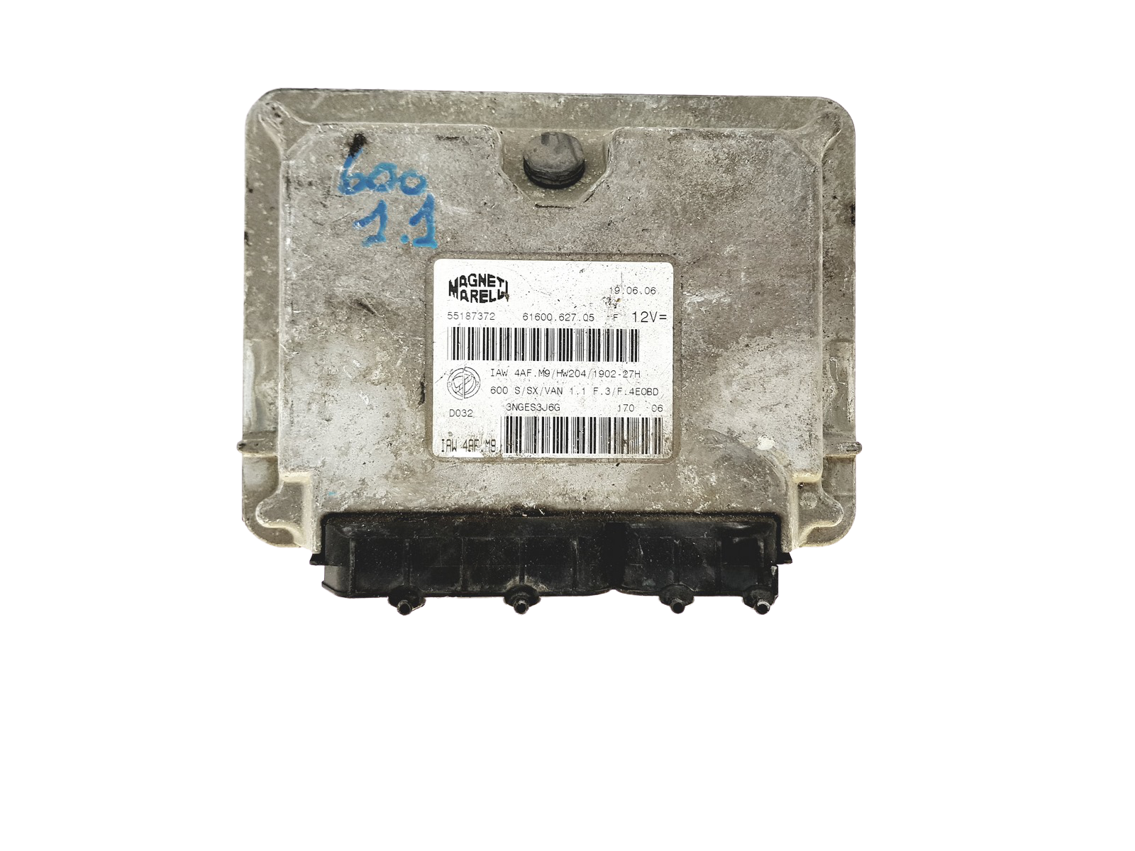 Control Unit IAW.4AF.M9 55187372 Fiat Magneti Marelli 25238 main product photo