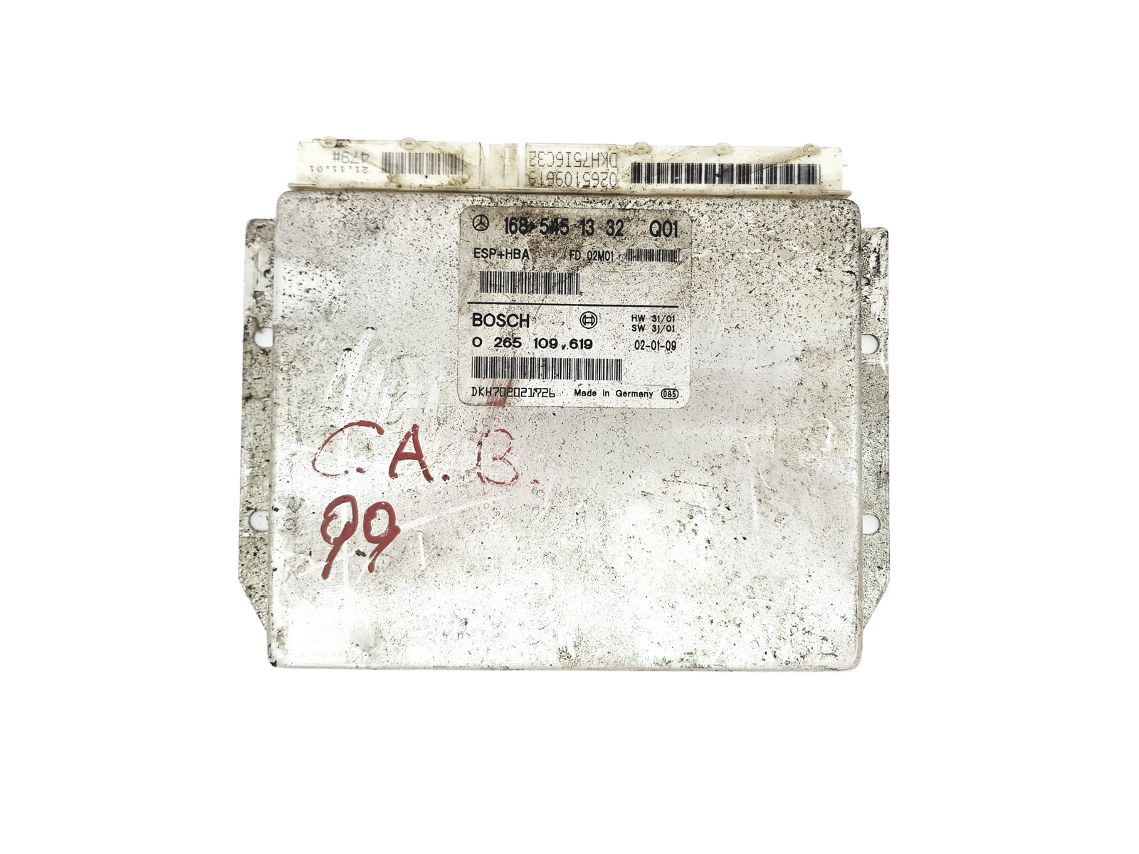 Control Unit 1685451332Q01 0265109619 Mercedes Bosch 26185 main product photo