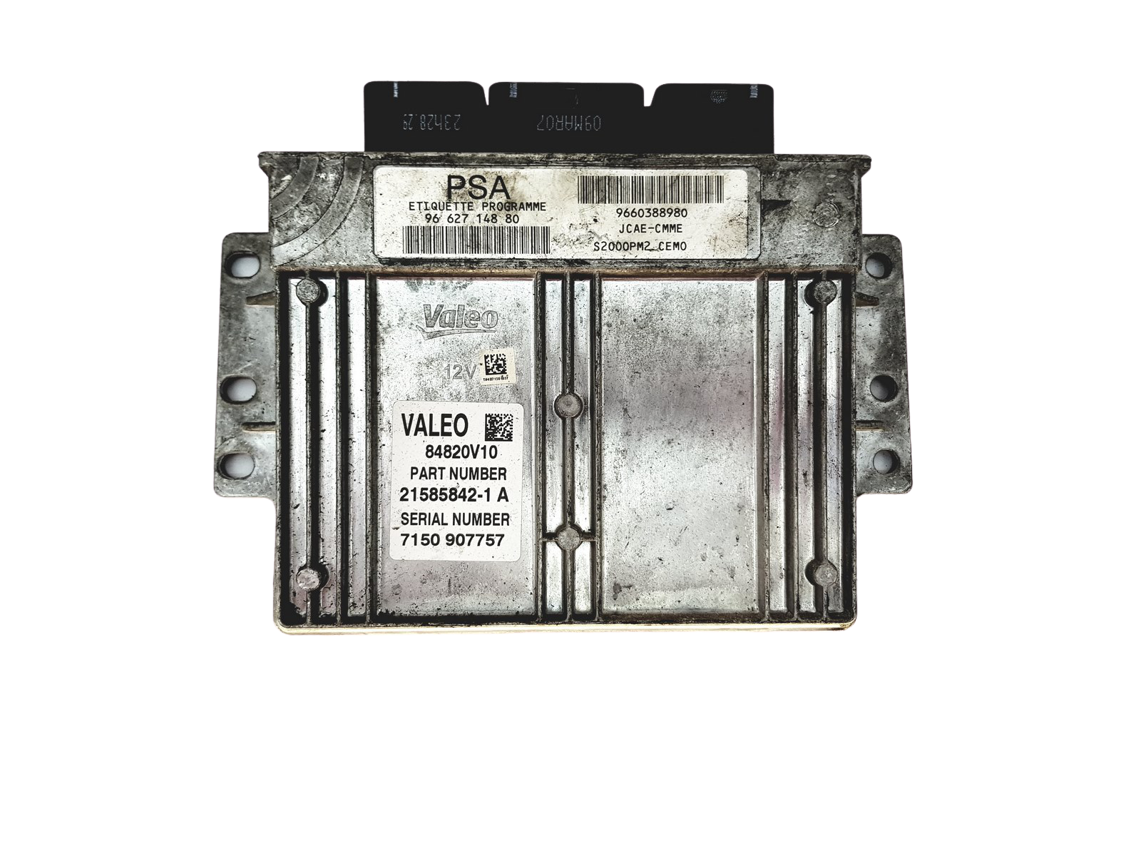 Control Unit 9662714880 9660388980 21585842-1A PSA Valeo 27937 main product photo