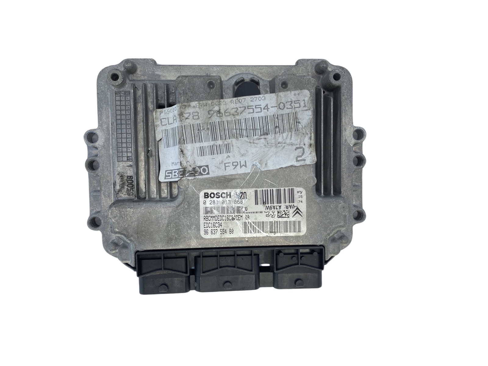Control Unit 0281013868 9663755480 9653958980 PSA Bosch 60757 main product photo