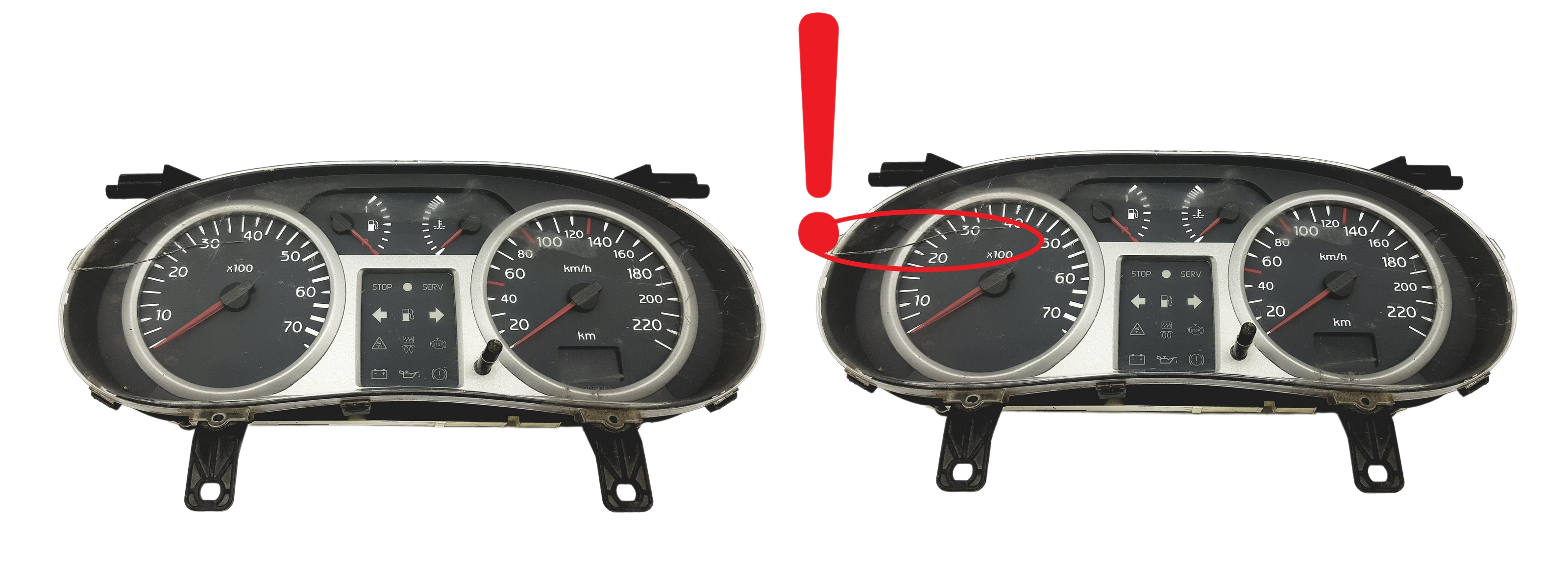 Speedometer/Instrument Cluster Renault Clio 2 8200261102 59504 main product photo