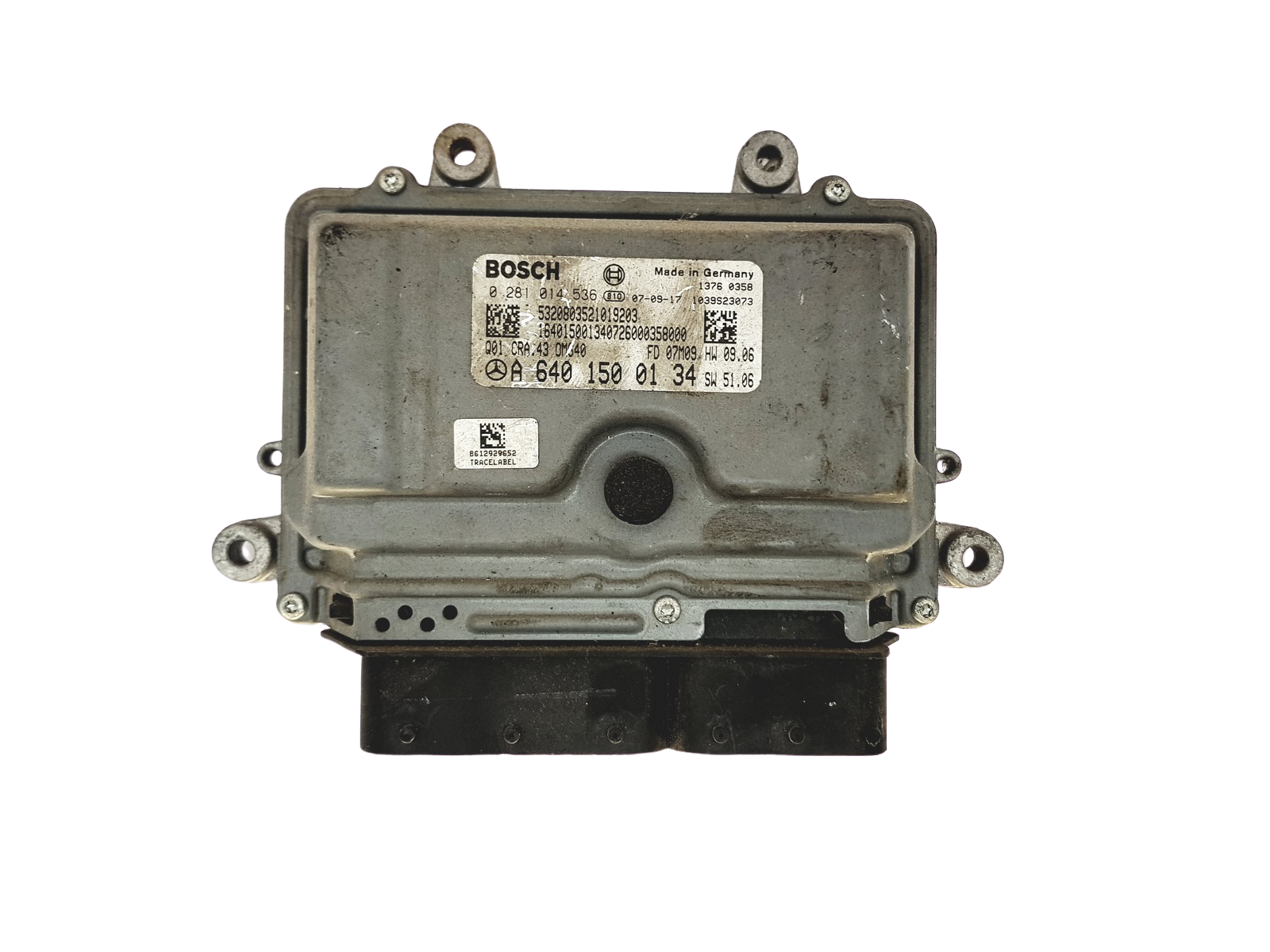 ECU Engine Control Unit A6401500134 0281014536 Mercedes 25347 main product photo