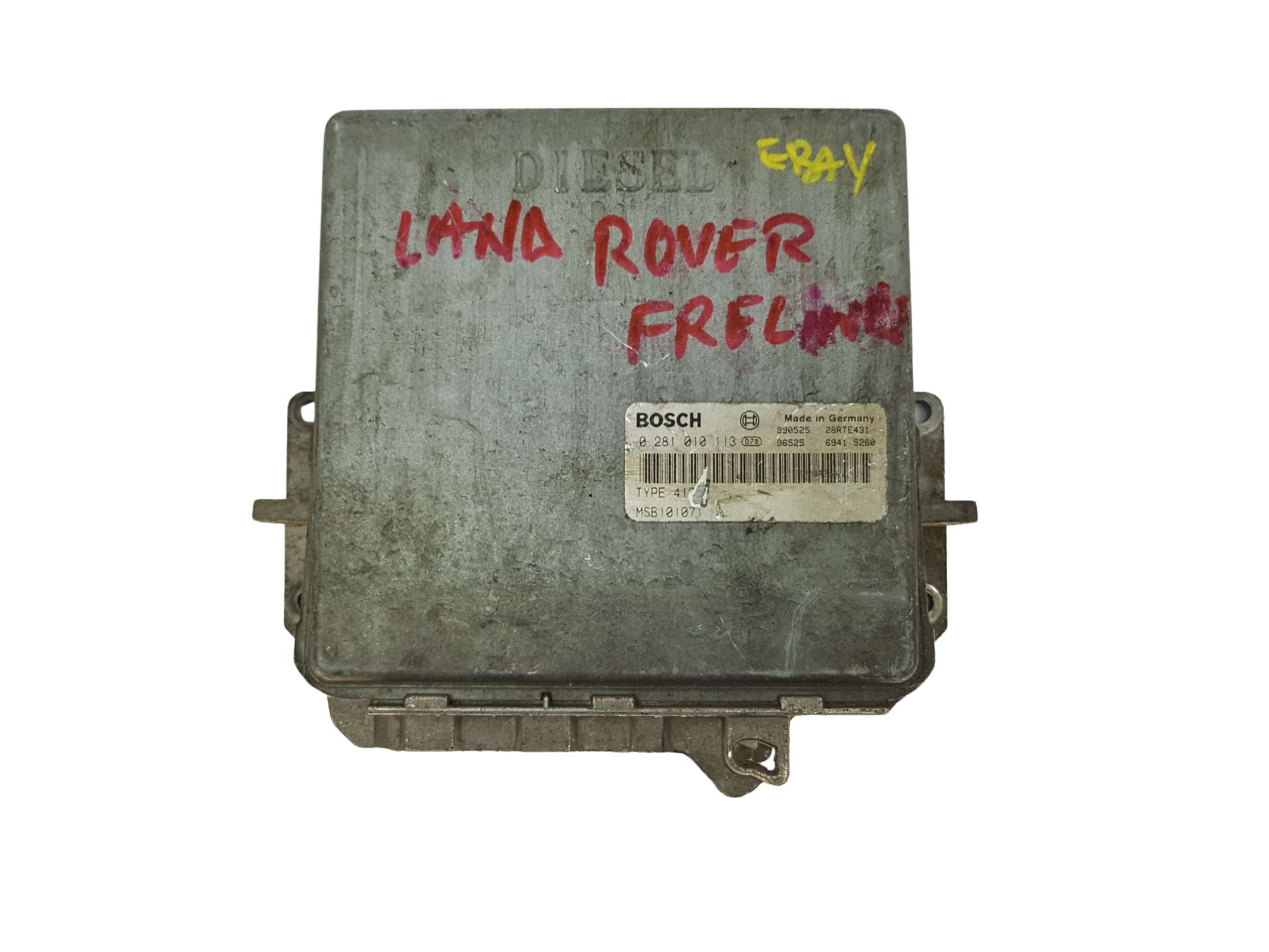 ECU Engine Control Unit 0281010113 MSB101071 Land Rover Bosch 16071 main product photo