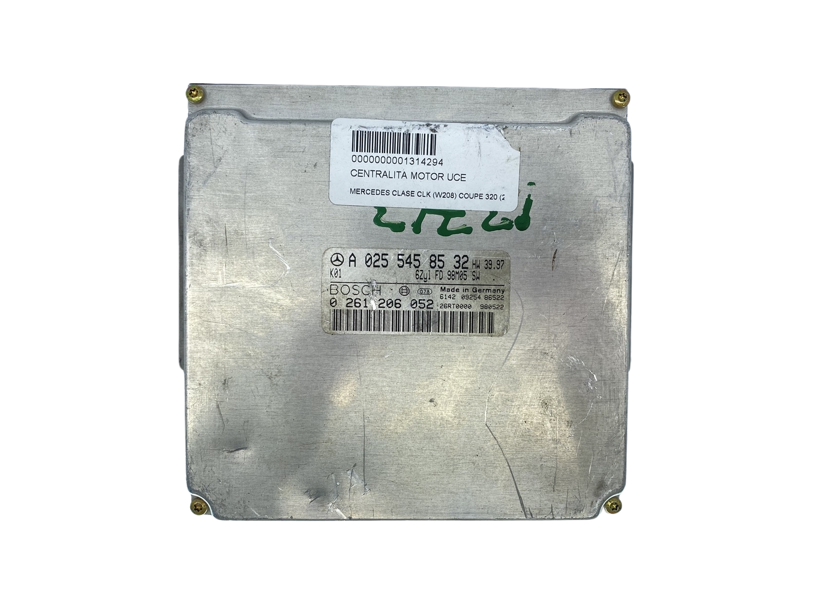 Control Unit A0255458532 0261206052 Mercedes Bosch 63879 main product photo