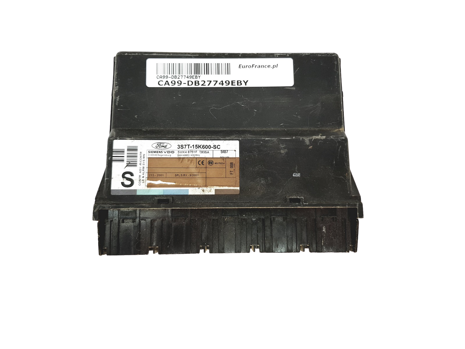 Control Unit 3S7T-15K600-SC 5WK48751F Ford Siemens main product photo