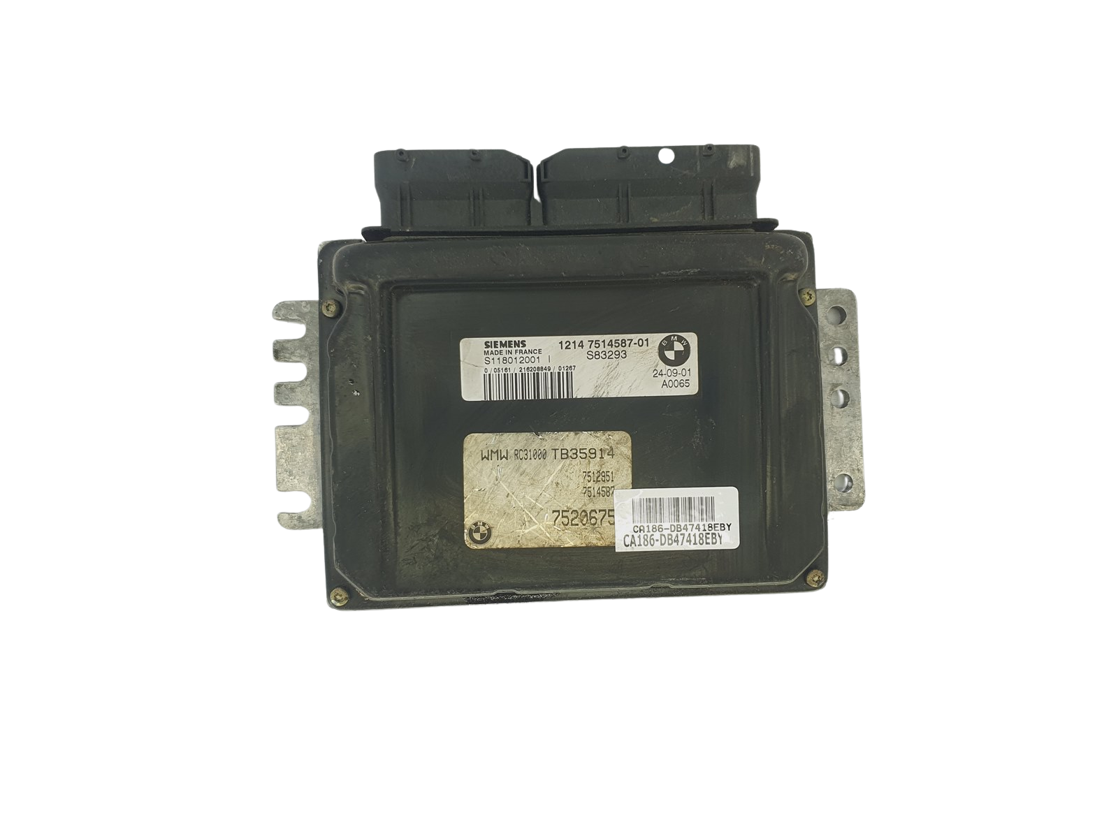 Control Unit Mini 1214 7514587-01 S118012001I Siemens 47418 main product photo