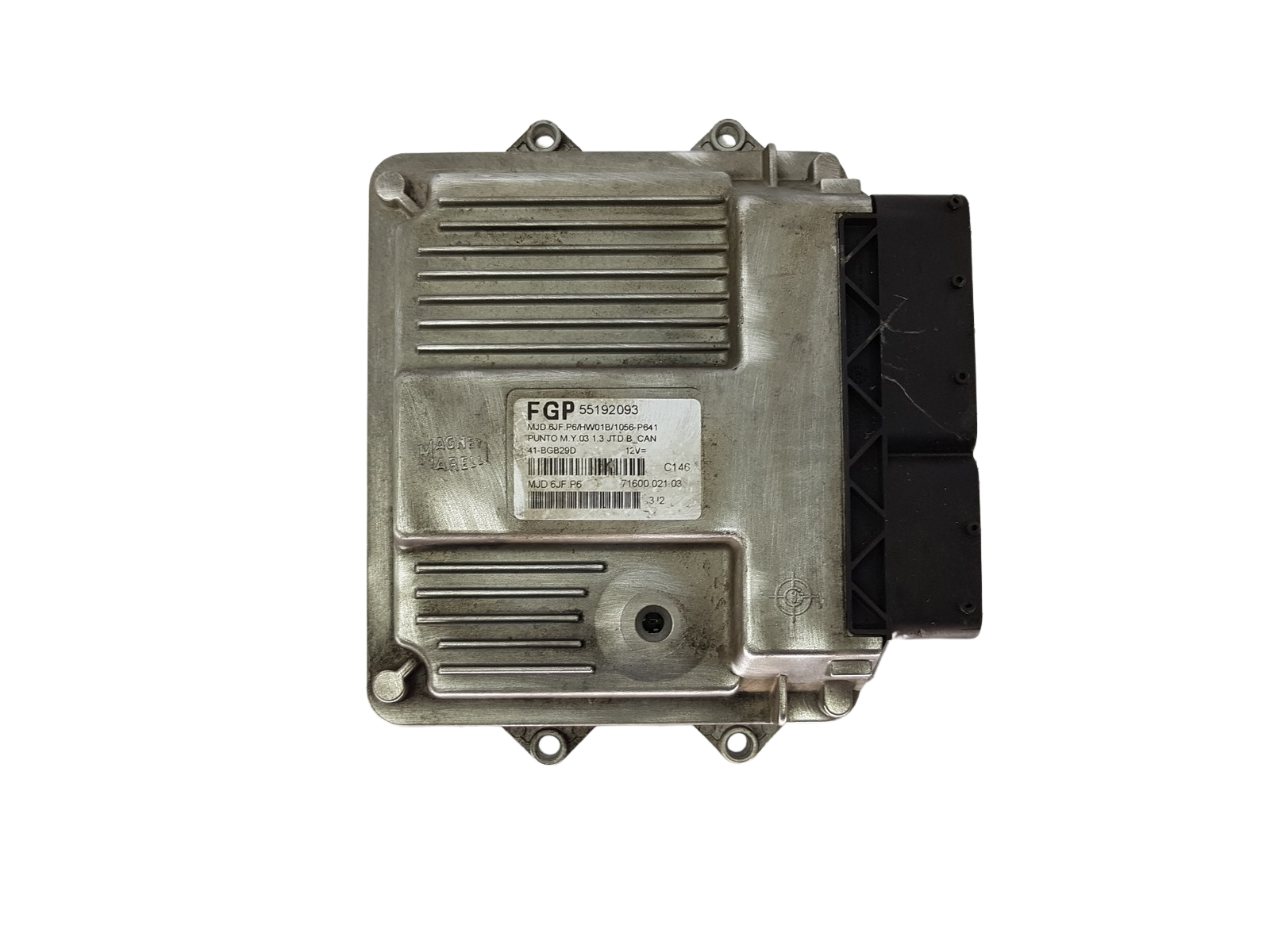 Control Unit MJD6JF.P6 55192093 71600.021.03 Fiat Magneti Marelli 18661 main product photo