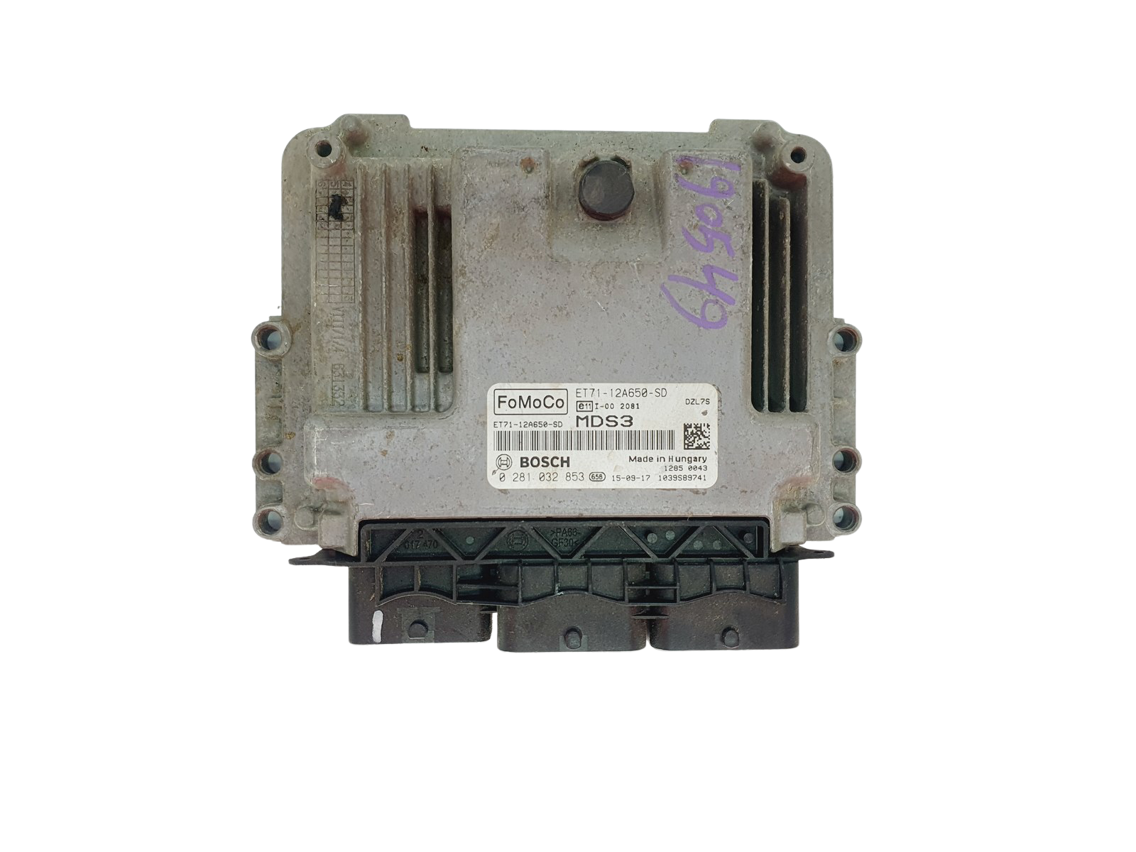 Control Unit 0281032853 ET71-12A650-SD MDS3 Ford Bosch main product photo