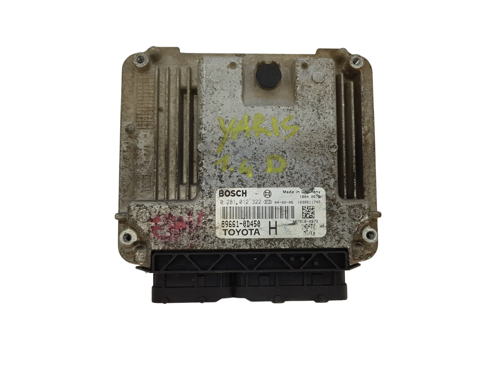 Control Unit 89661-0D450 0281012322 Toyota Bosch 16322 main product photo