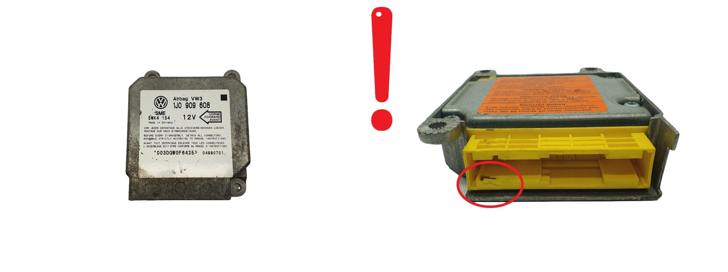 Control unit Module 1J0909608 5WK4154 VW Siemens 69188 main product photo