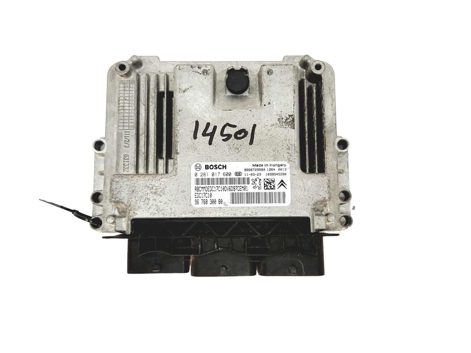 Control Unit 9676830080 0281017600 9666729580 PSA Bosch 28544 main product photo