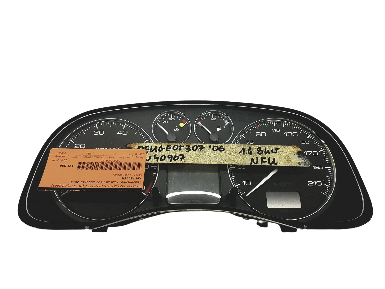 Speedometer/Instrument Cluster Peugeot 307 9654485080 A01 53269 main product photo