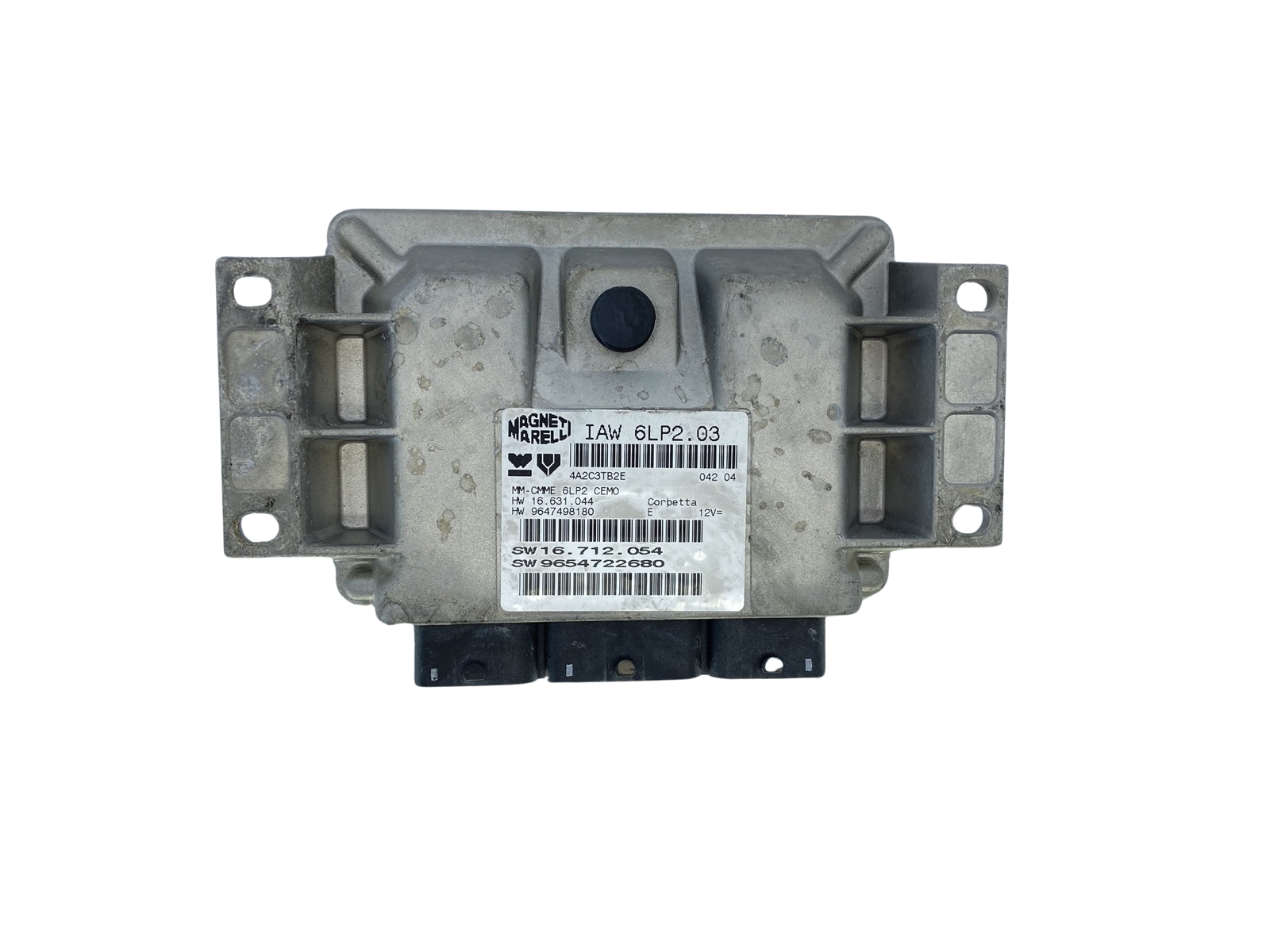 Control Unit 9654722680 IAW6LP2.03 16.712.054 PSA Magneti Marelli 61006 main product photo