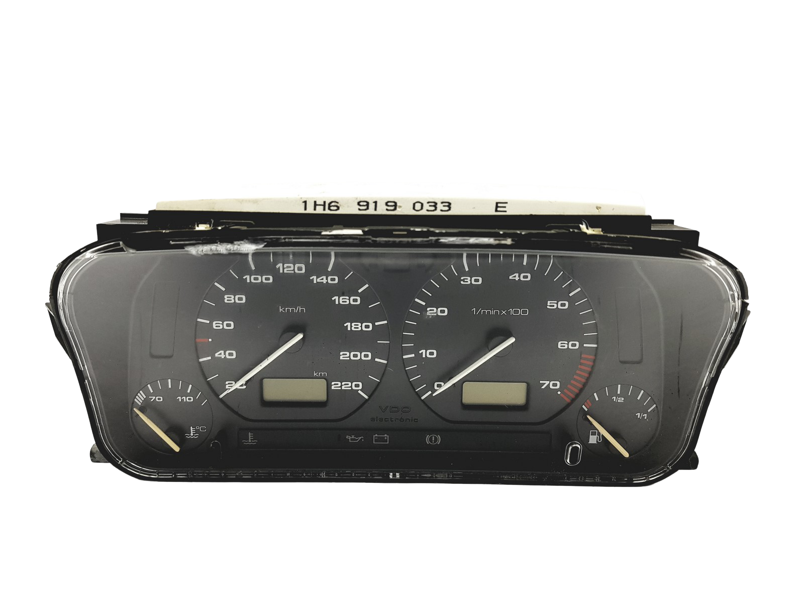 Speedometer/Instrument Cluster VW Golf MK3 1H6919033E 89652470 VDO 47465 main product photo