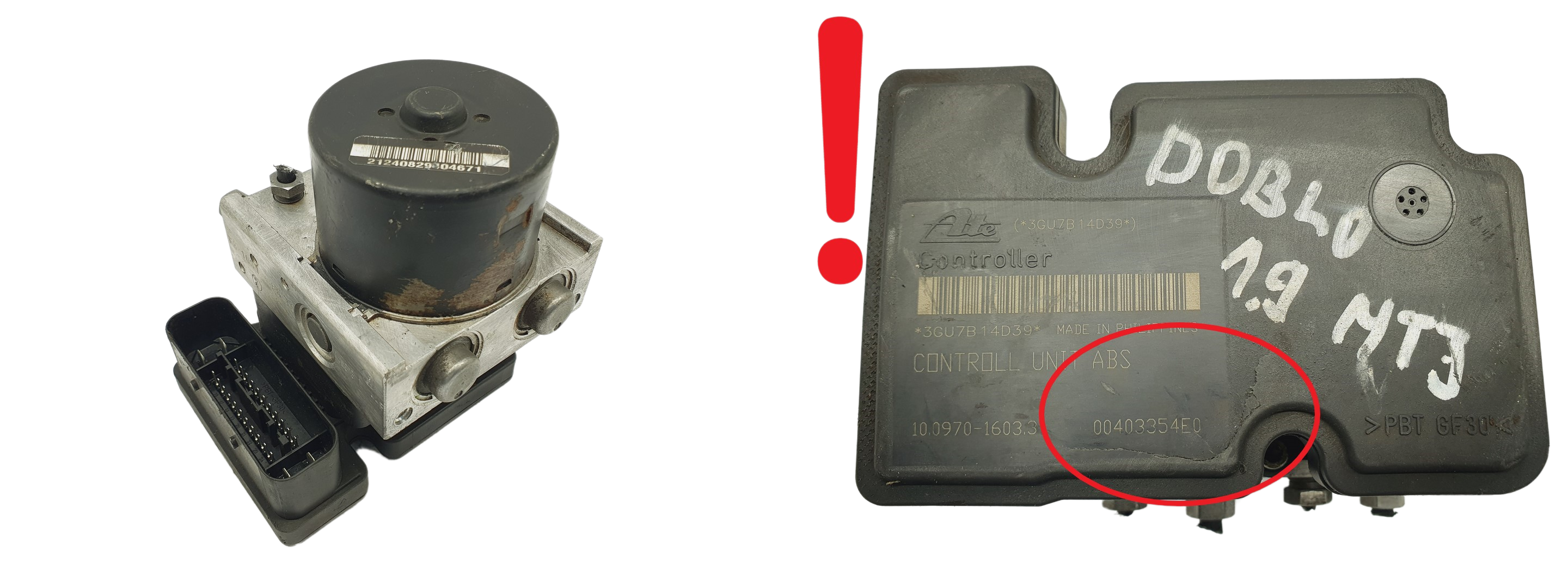 Abs Pump Fiat Doblo 51773386 10.0970-1603.3 Ate 61759 main product photo