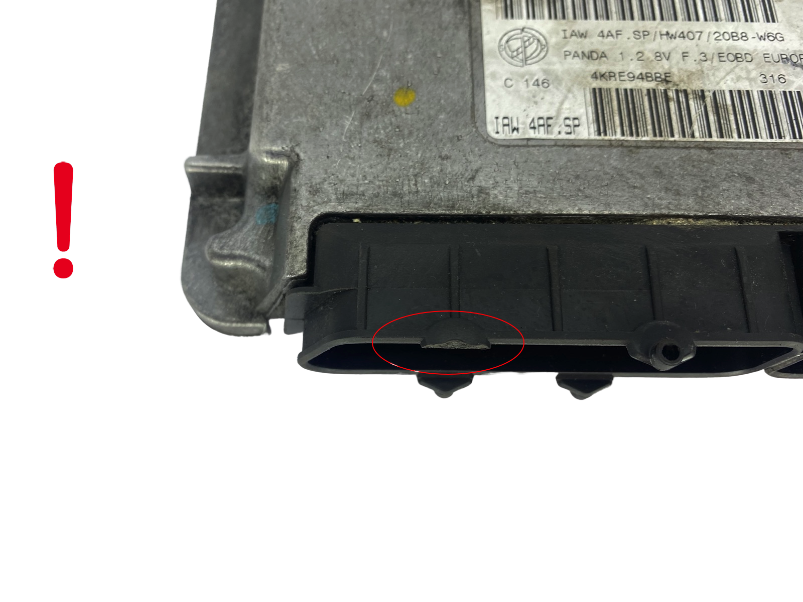 Control Unit Fiat 55196261 IAW4AF.SP 61601.124.01 Magneti Marelli 49313 main product photo