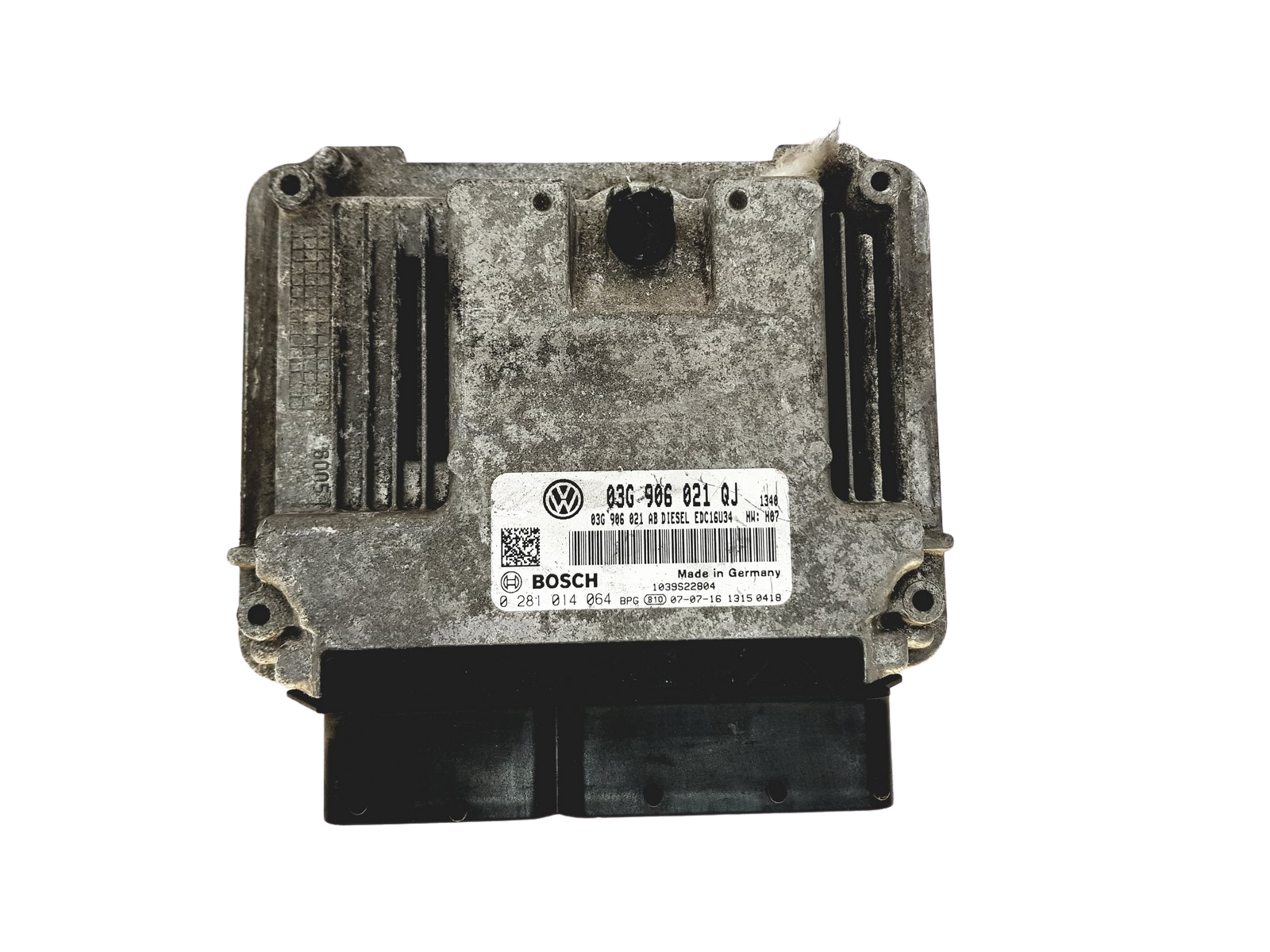 ECU Engine Control Unit VW 03G906021QJ 0281014064 Bosch 29505 main product photo