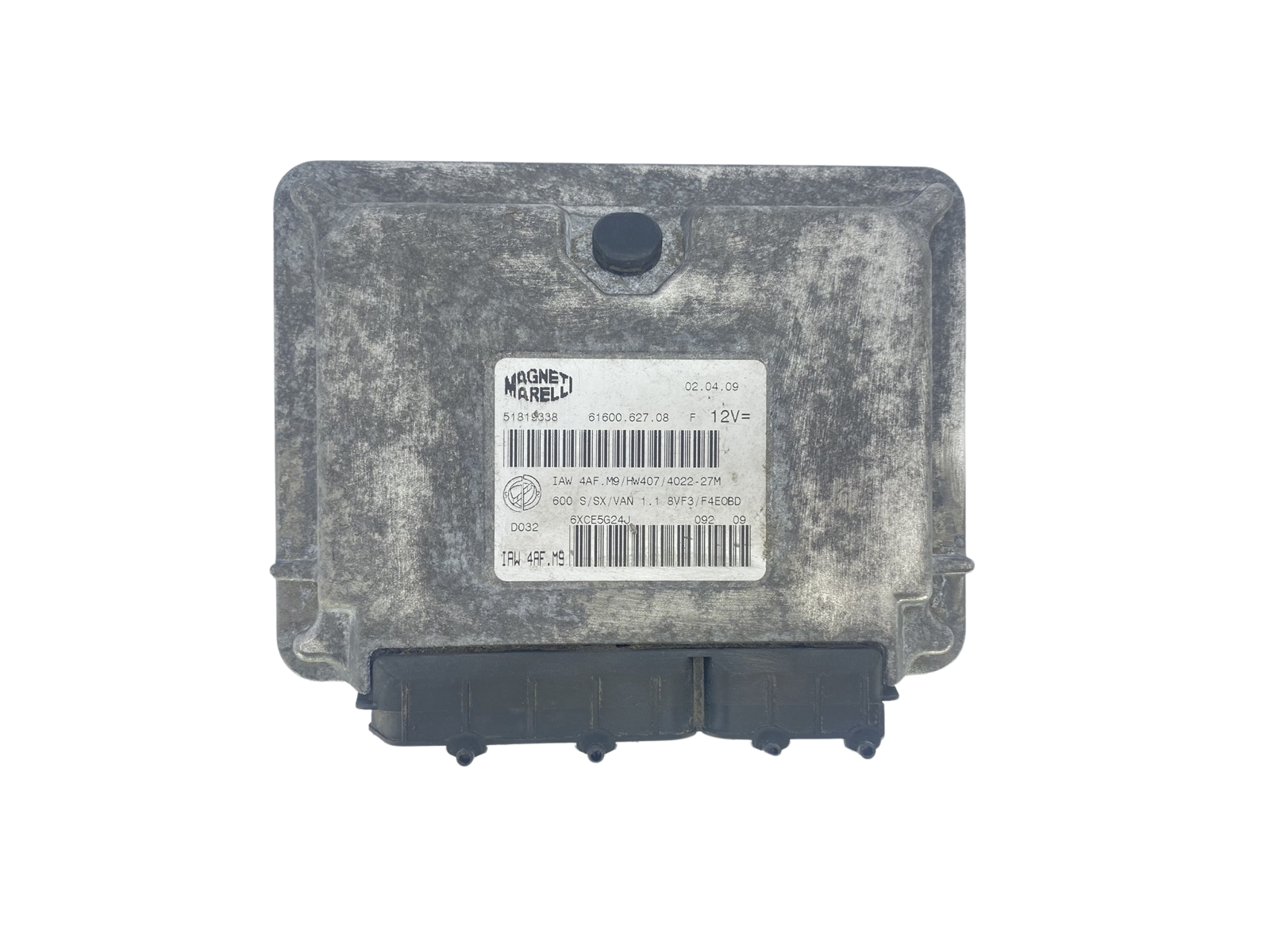 Control Unit Fiat 51819338 IAW4AF.M9 61600.627.08 Magneti Marelli 55778 main product photo