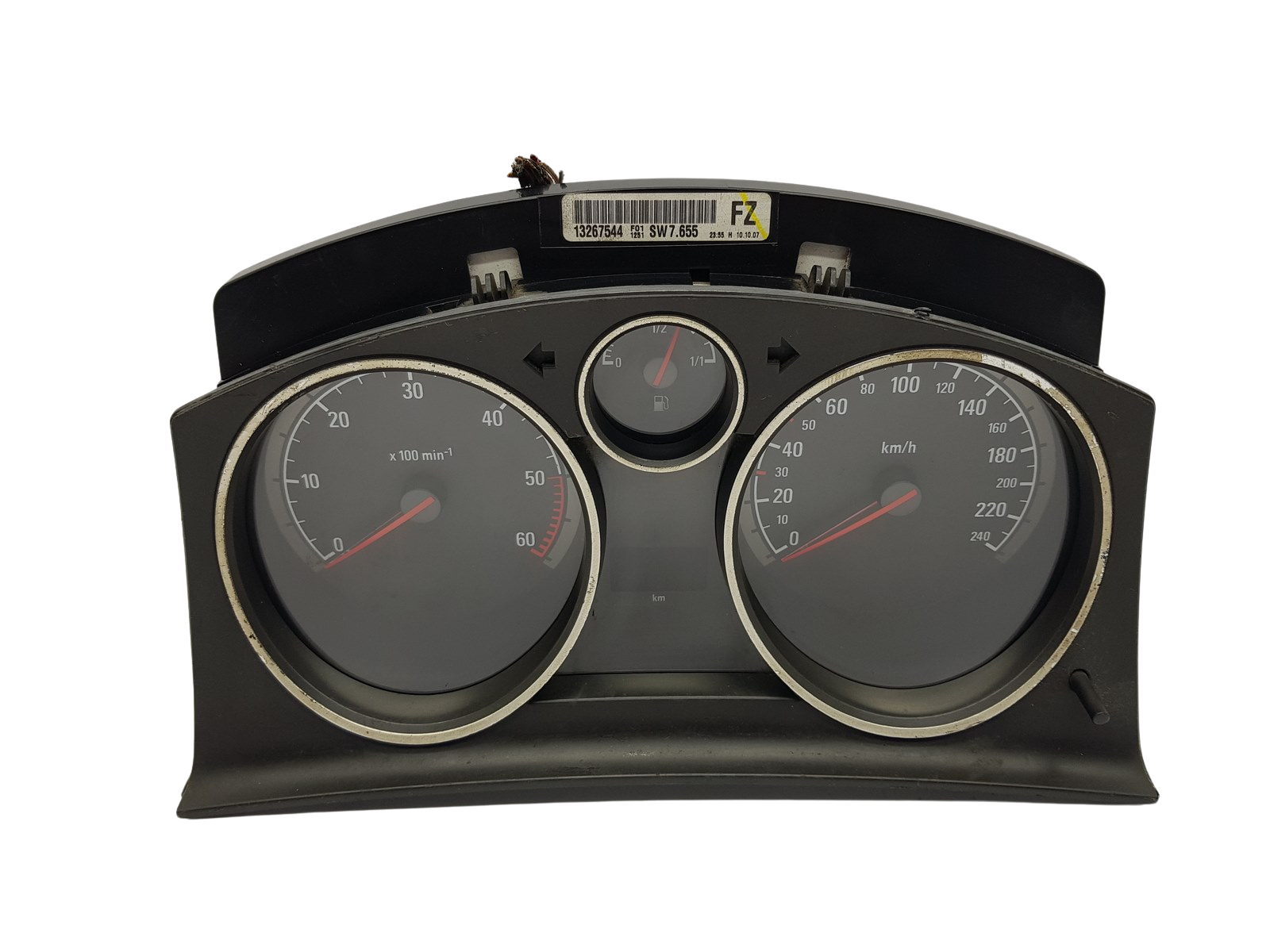 Speedometer/Instrument Cluster Opel 13267544FZ Astra H Zafira B 2305 main product photo