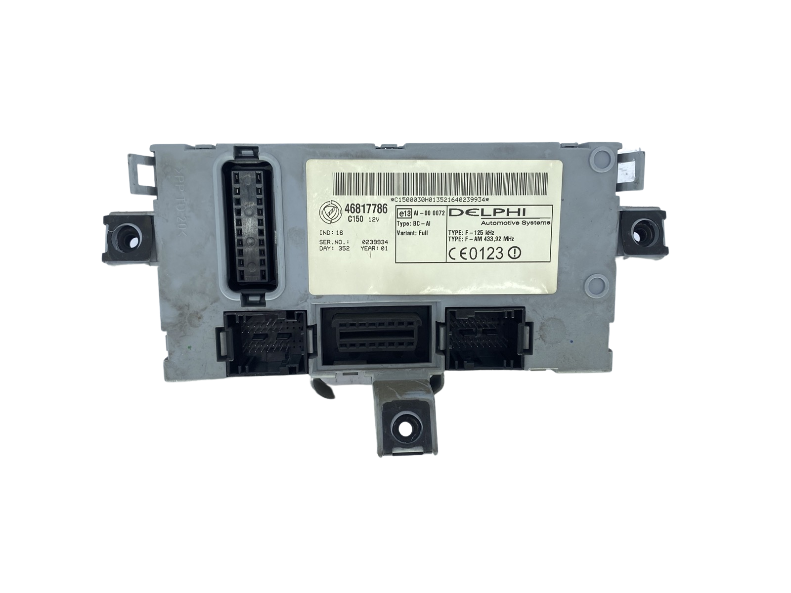 Comfort Control Unit Fiat 46817786 AI-000072 Delphi 50579 main product photo