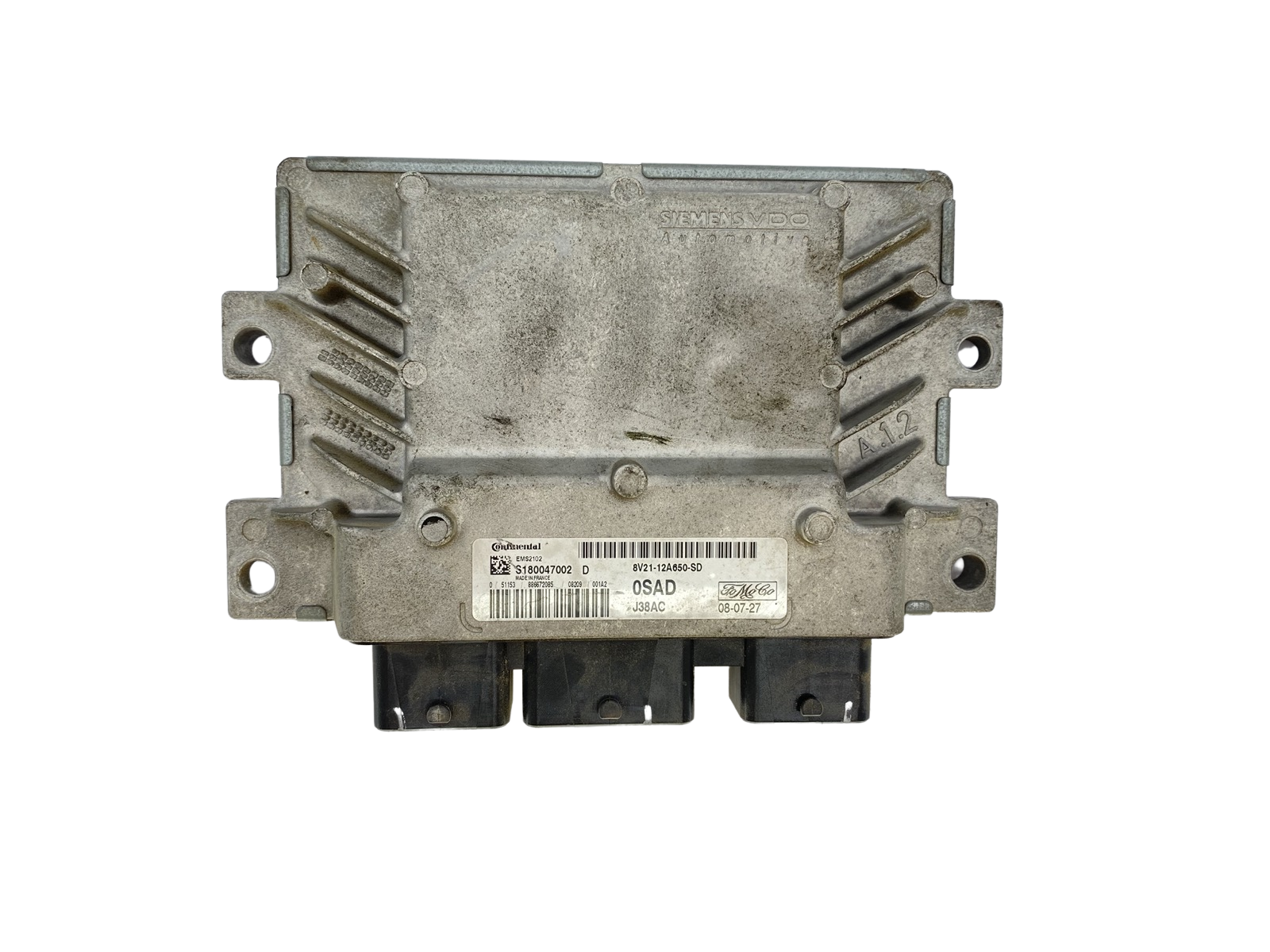Control Unit EMS2102 S180047002D 8V21-12A650-SD Ford 59666 main product photo