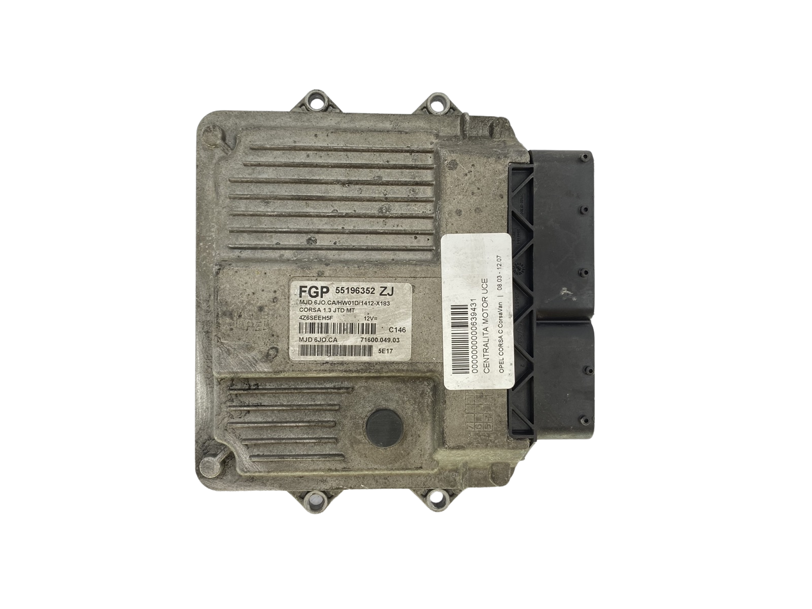 Control Unit FGP 55196352 ZJ MJD 6JO.CA 71600.049.03 59698 main product photo