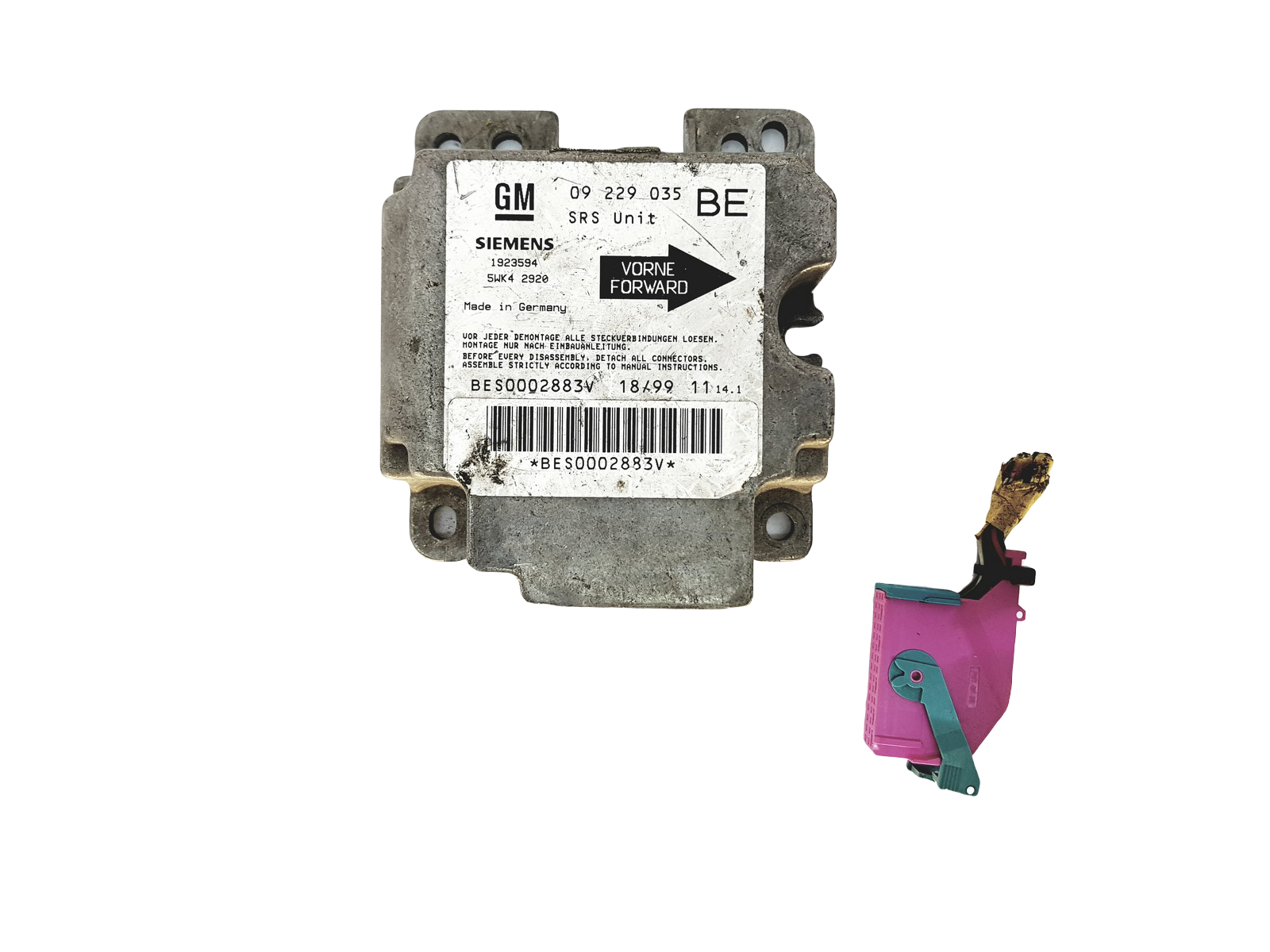 Control unit Module 09229035 5WK2920 Opel Siemens main product photo