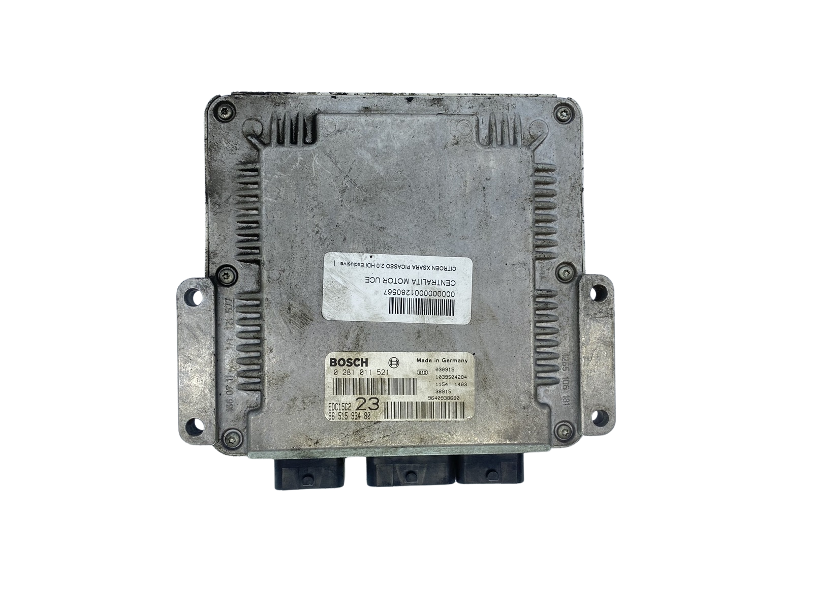 Control Unit 0281011521 9651593480 9640938680 PSA Bosch 62412 main product photo