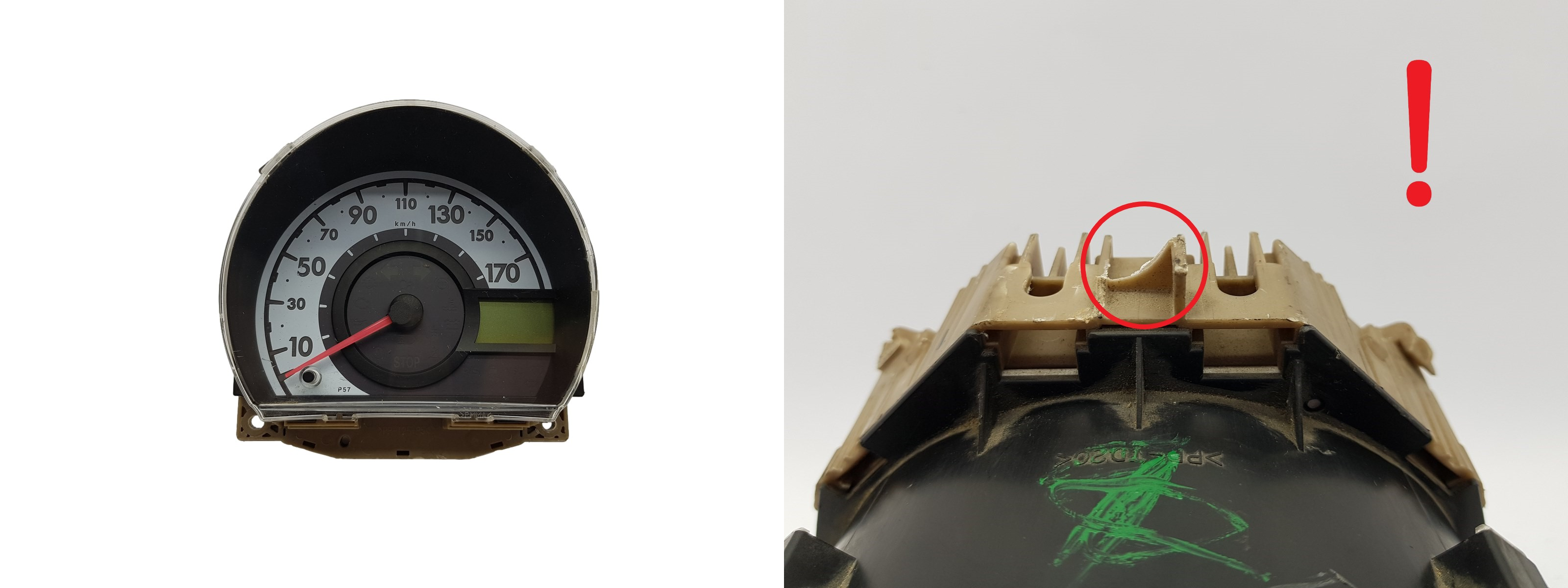 Speedometer/Instrument Cluster Aygo 107 C1 83800-0H010-C Toyota PSA 2667 main product photo