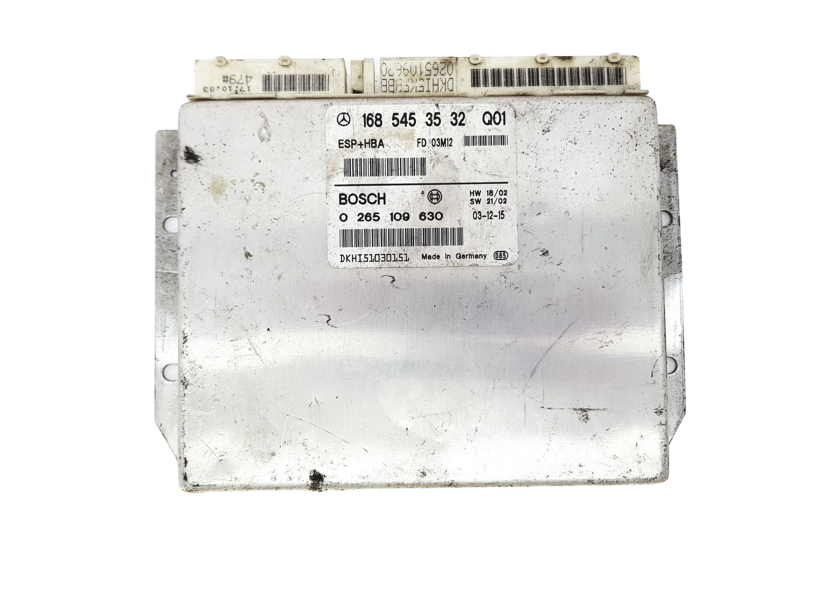 Control Unit ESP Mercedes 1685453532 0265109630 Bosch 27797 main product photo