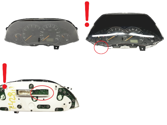 Speedometer/Instrument Cluster Ford Focus 98AB-10849-CJ 98AB10849CJ 56629 main product photo