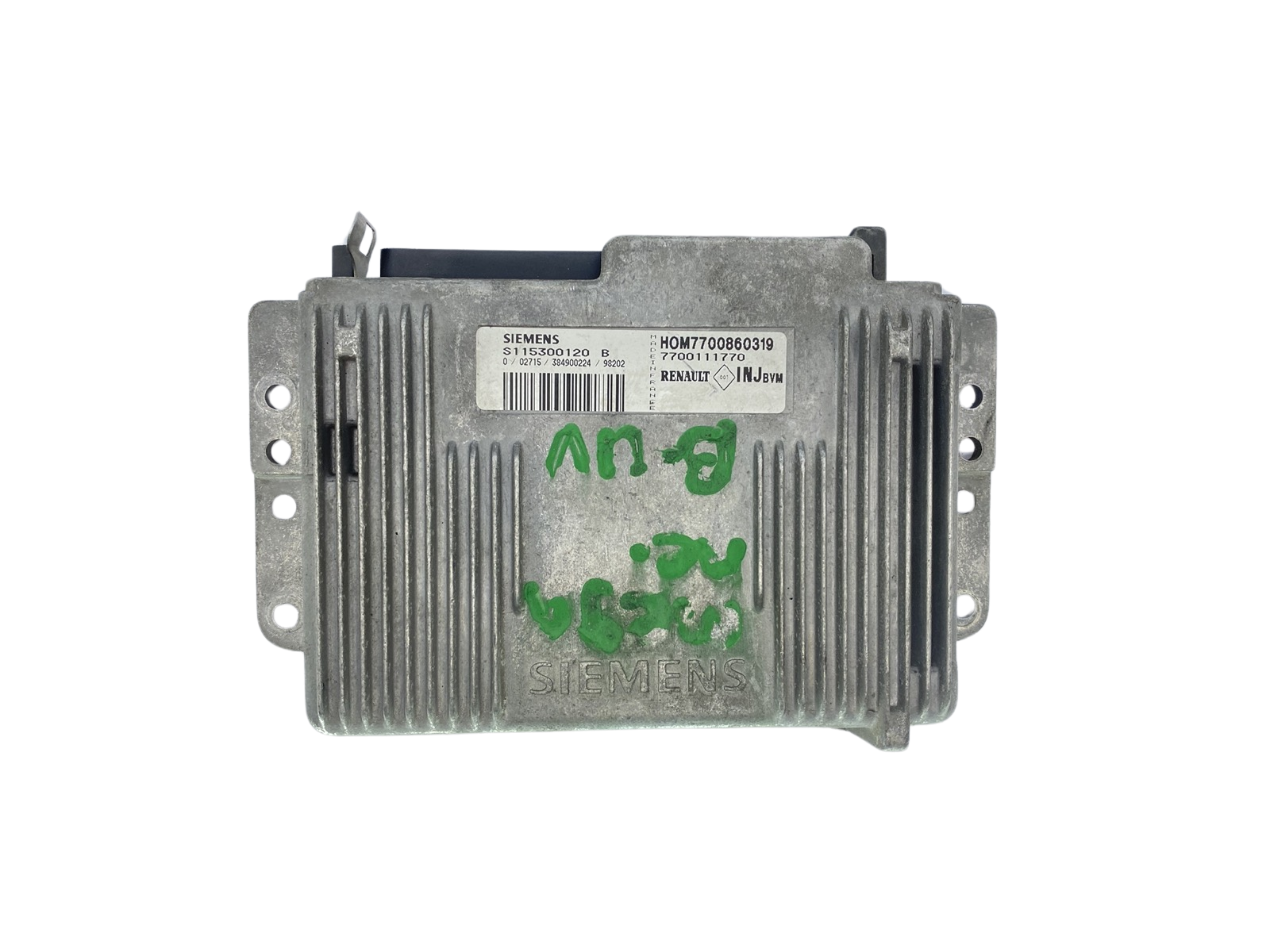 Control Unit S115300120B 7700860319 7700111770 Renault Siemens 63582 main product photo