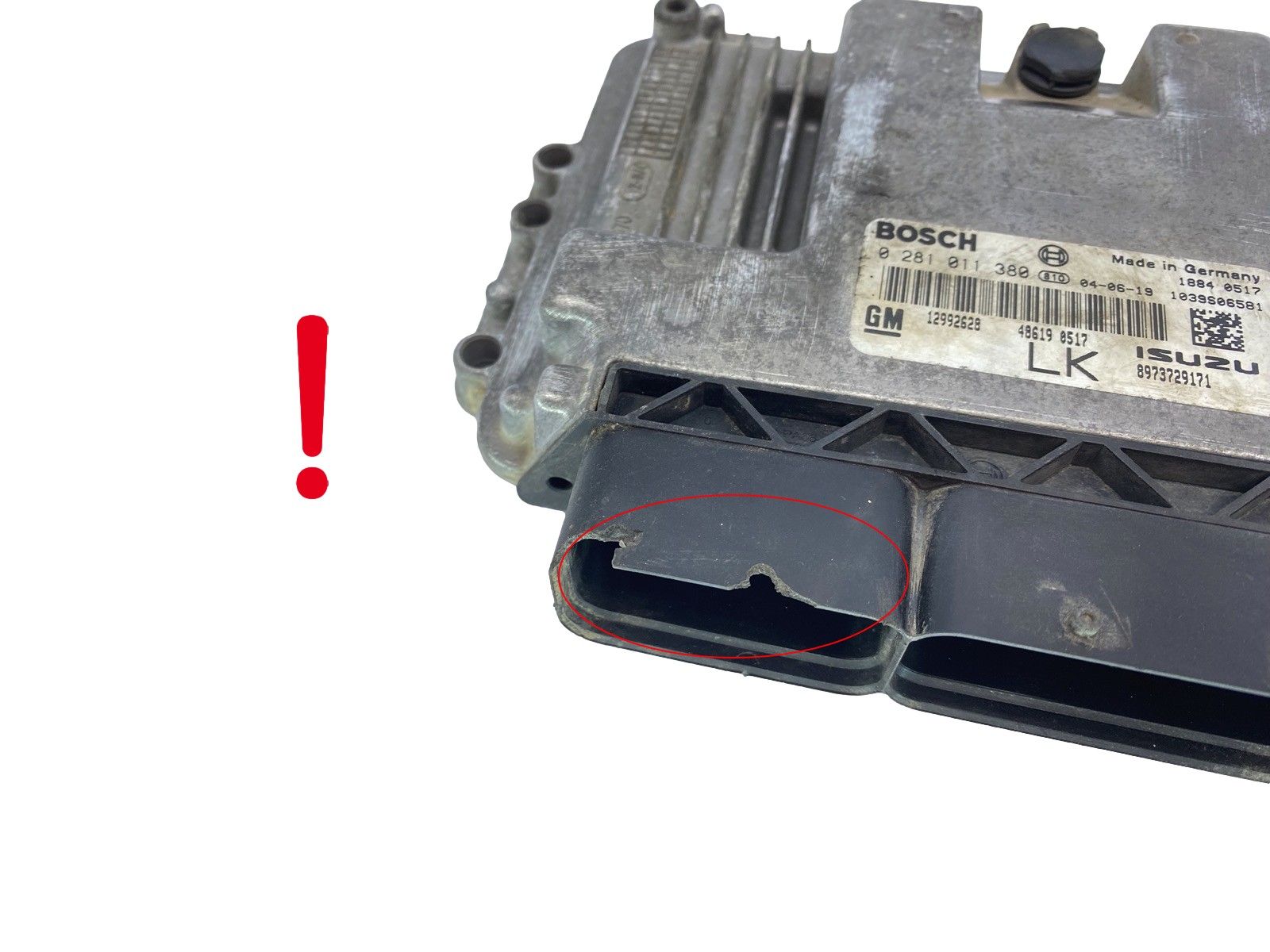 Control Unit 12992628 0281011380 8973729171 Opel Bosch 63299 main product photo